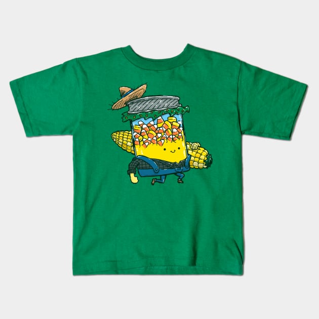 Corn Jam Kids T-Shirt by nickv47